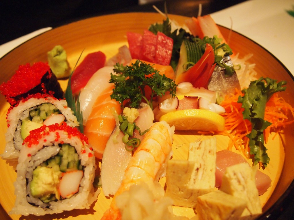 Varieties of sushi
