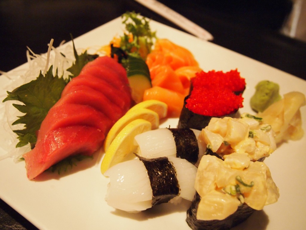 Varieties of sushi
