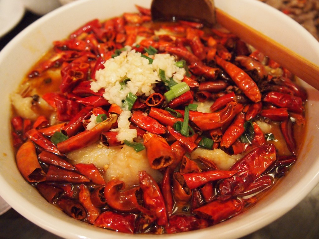Chilli pepper fish soup