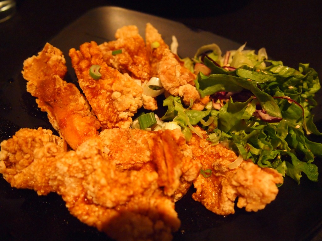 Hakata style crispy chicken ramen